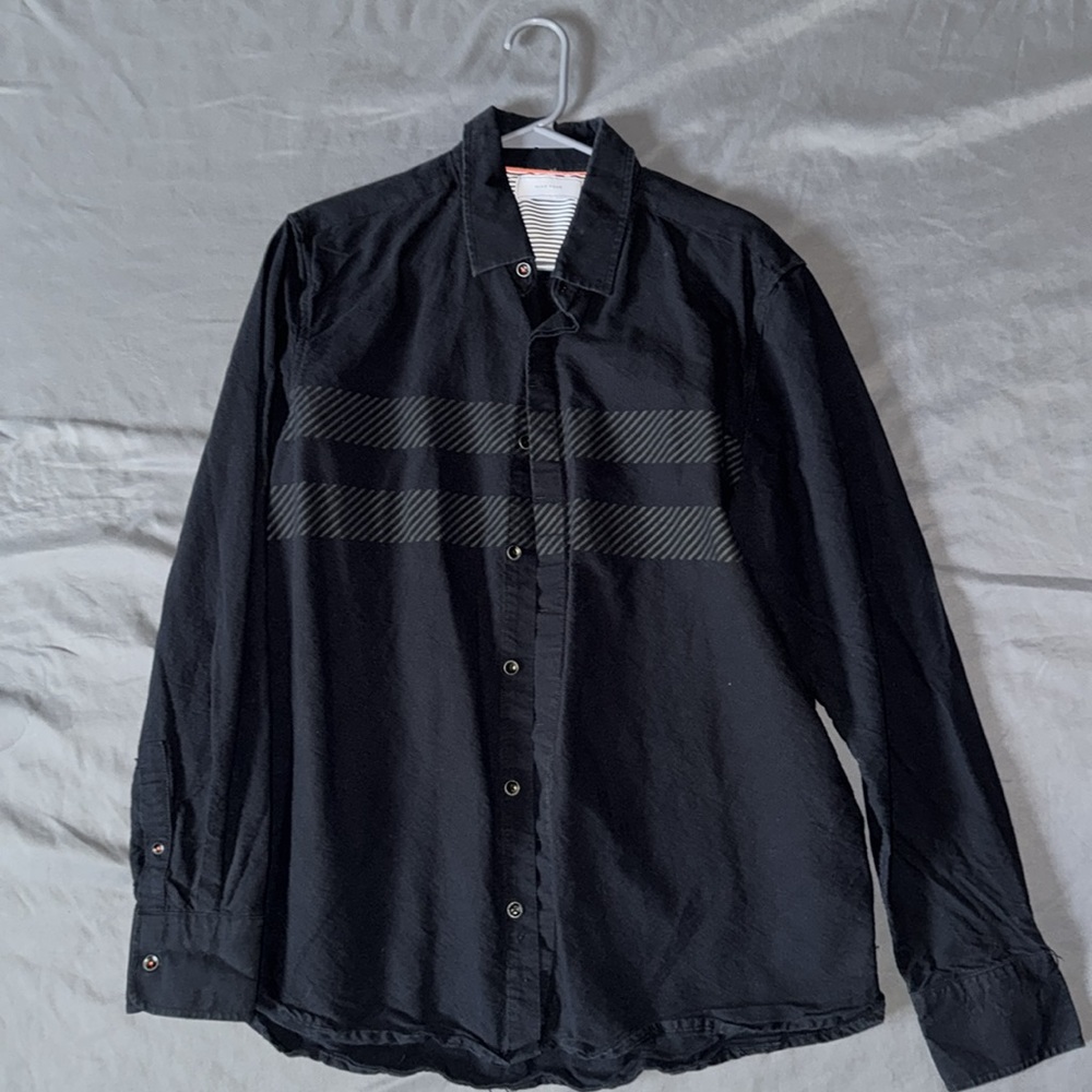 Five four long sleeve button up shirt